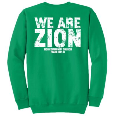 Zion Community Church Logo 1 - Core Fleece Crewneck Sweatshirt Thumbnail