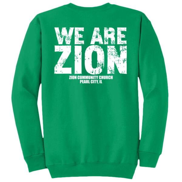 Zion Community Church Logo 1 - Core Fleece Crewneck Sweatshirt Thumbnail
