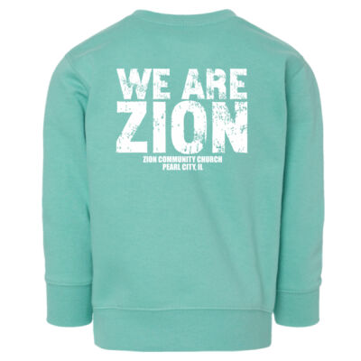 Zion Community Church Logo 1 - Toddler Fleece Crewneck Sweatshirt Thumbnail